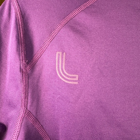 Women's Purple Lole Quarter Zip Pullover Like New Size Medium - Picture 3 of 4